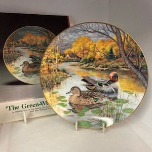 KNOWLES -THE GREEN-WINGED TEAL - 1987 - PLATE #14591D By Bart Jerner